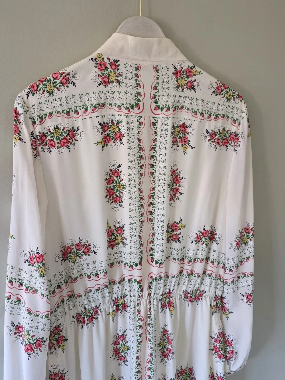 NWT Tory Burch 10 Quiet Luxury Cottagecore Dainty Romantic Cora Silk Dress